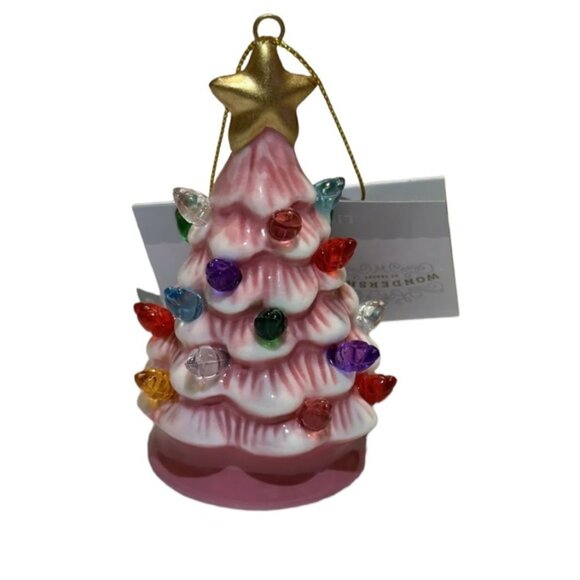 Wondershop Target 2022 Pink Light Up Nostalgic Tree Ornament NEW - Picture 2 of 2